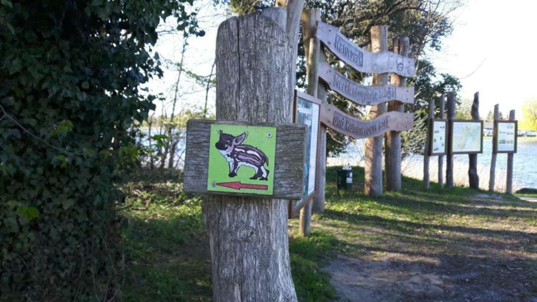 Ferienhaus Paul Am Klostersee, Urlaub Mit Hund Dargun Bagian luar foto